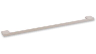 Griff Eslohe Metall - Beige matt Pulverbeschichtung - 359 mm lang  vor weißem Hintergrund