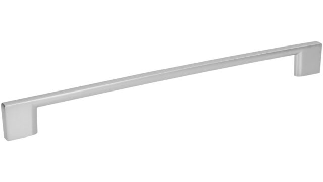 Griff Eslohe Metall - verchromt, matt galvanisiert - 290 mm lang  vor weißem Hintergrund
