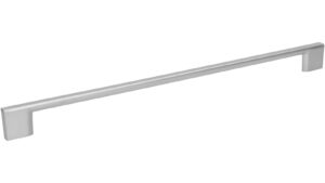 Griff Eslohe Metall - verchromt, matt galvanisiert - 359 mm lang  vor weißem Hintergrund