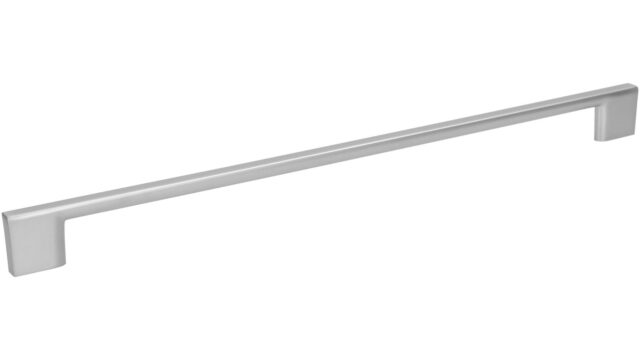 Griff Eslohe Metall - verchromt, matt galvanisiert - 359 mm lang  vor weißem Hintergrund