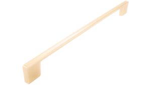 Griff Eslohe Metall - Gold glänzend galvanisiert - 290 mm lang vor weißem Hintergrund