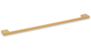 Griff Eslohe Metall - Gold matt Pulverbeschichtung - 359 mm lang vor weißem Hintergrund