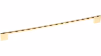 Griff Eslohe Metall - Gold glänzend galvanisiert - 518 mm lang vor weißem Hintergrund