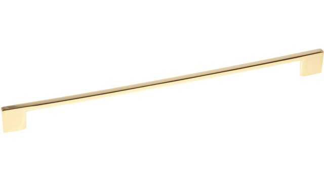 Griff Eslohe Metall - Gold glänzend galvanisiert - 518 mm lang vor weißem Hintergrund