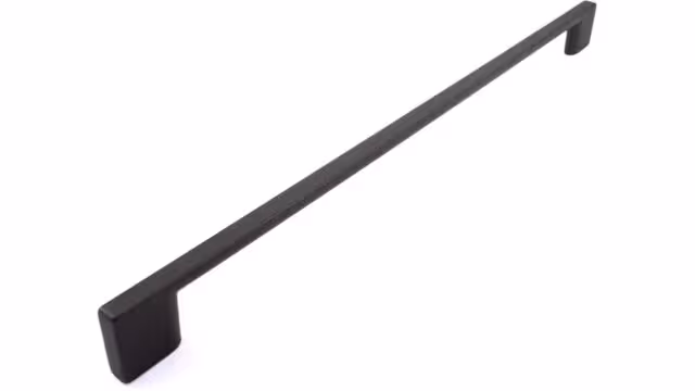 Griff Eslohe Metall - Graphit Marone Pulverbeschichtung - 359 mm lang vor weißem Hintergrund