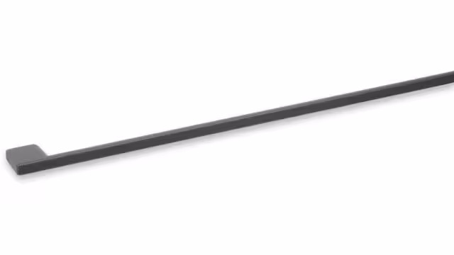 Griff Eslohe Metall - Graphit Marone Pulverbeschichtung - 518 mm lang vor weißem Hintergrund