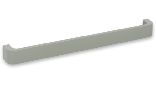 Griff Hohenhameln Metall - Olivgrau Pulverbeschichtung - 267 mm lang vor weißem Hintergrund