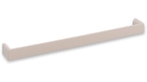 Griff Könnern Metall - Beige matt Pulverbeschichtung - 264 mm lang  vor weißem Hintergrund