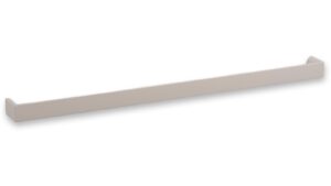 Griff Könnern Metall - Beige matt Pulverbeschichtung - 392 mm lang  vor weißem Hintergrund