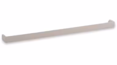 Griff Könnern Metall - Beige matt Pulverbeschichtung - 392 mm lang vor weißem Hintergrund