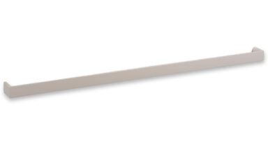 Griff Könnern Metall - Beige matt Pulverbeschichtung - 488 mm lang  vor weißem Hintergrund