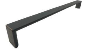 Griff Könnern Metall - Graphit Marone Pulverbeschichtung - 264 mm lang  vor weißem Hintergrund