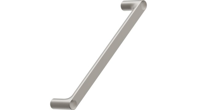 Griff PUNTO Zink - Nickel matt - 172 mm lang vor weißem Hintergrund