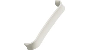 Griff RIBBON Zink - Beige - 175 mm lang  vor weißem Hintergrund