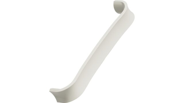 Griff RIBBON Zink - Beige - 175 mm lang vor weißem Hintergrund