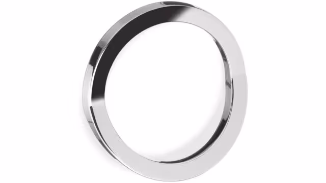 Griff Schönwalde-Glien Metall - Chrom glänzend galvanisiert - 106 mm lang vor weißem Hintergrund