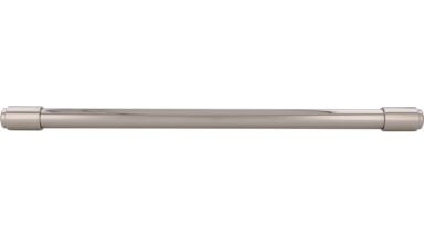 Griff Südharz Druckguss nickel glänzend - 339 mm lang  vor weißem Hintergrund