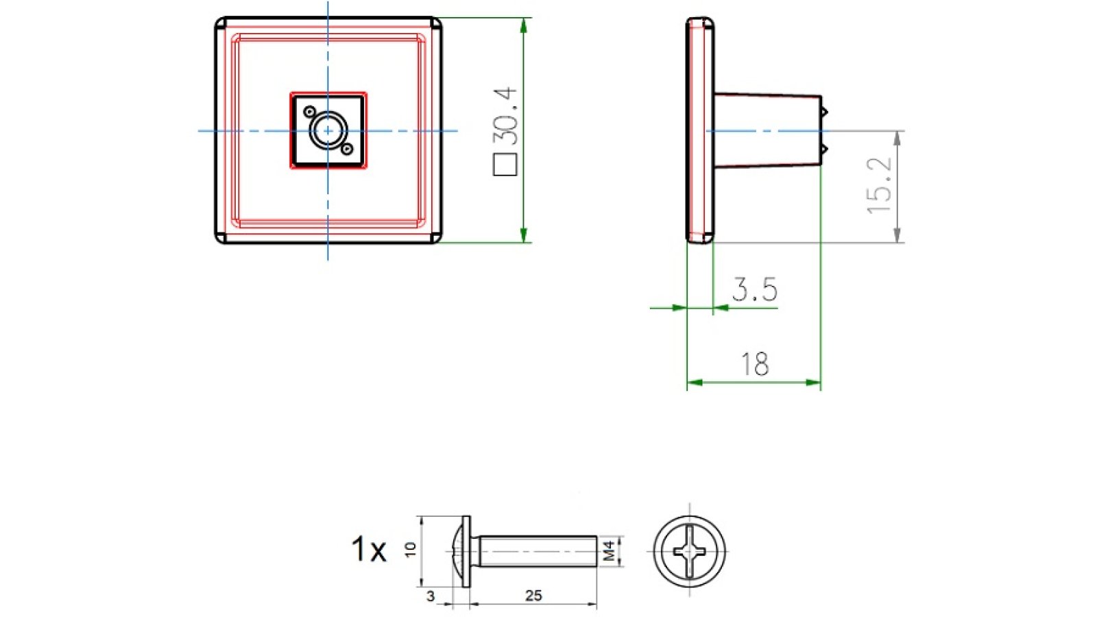 Knopf Biblis Metall - patiniertes Messing - 30 mm lang  vor weißem Hintergrund