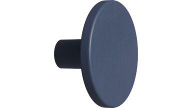 Knopf PLATO OceanIX Plastix Kunststoff - Navy Blau - 42 mm lang  vor weißem Hintergrund