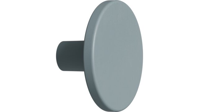 Knopf PLATO OceanIX Plastix Kunststoff - Blau - 42 mm lang vor weißem Hintergrund