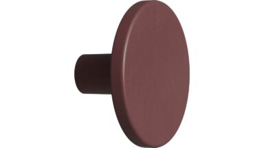 Knopf PLATO OceanIX Plastix Kunststoff - Rot - 42 mm lang  vor weißem Hintergrund