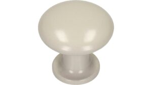 Knopf Wertingen Metall - Beige matt Pulverbeschichtung - 25 mm lang  vor weißem Hintergrund