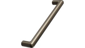 Griff ARCADE Zink - Mattbronze - 174 mm lang  vor weißem Hintergrund
