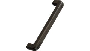 Griff TENON Eiche FSC 100% - Dunkelbraun - 176 mm lang vor weißem Hintergrund