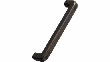 Griff TENON Eiche FSC 100% - Dunkelbraun - 176 mm lang vor weißem Hintergrund