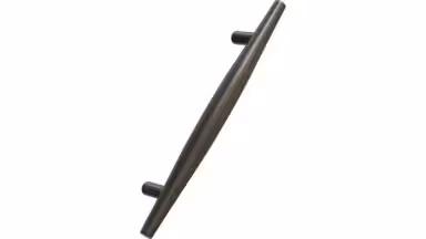 Griff TIDE Eiche FSC 100% - Dunkelbraun - 240 mm lang vor weißem Hintergrund