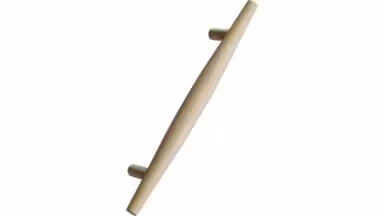Griff TIDE Eiche FSC 100% - Nordische Eiche - 240 mm lang vor weißem Hintergrund