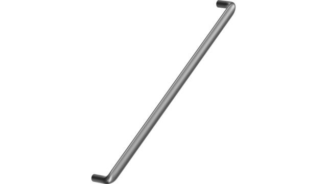 Griff COBRA Zink - Gun-metal - 330 mm lang vor weißem Hintergrund