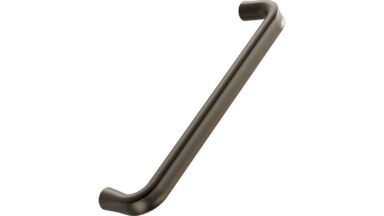 Griff TERRA Zink - Mattbronze - 173 mm lang vor weißem Hintergrund