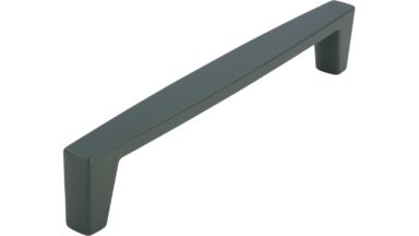 Griff Fehrbellin Druckguss Steingrün - 170 mm lang  vor weißem Hintergrund