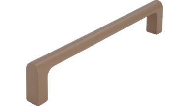 Griff Ilvesheim Druckguss Beigebraun - 170 mm lang  vor weißem Hintergrund