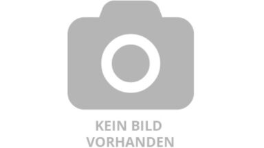 Griff MANGO Zink - Schwarz - 202 mm lang  vor weißem Hintergrund